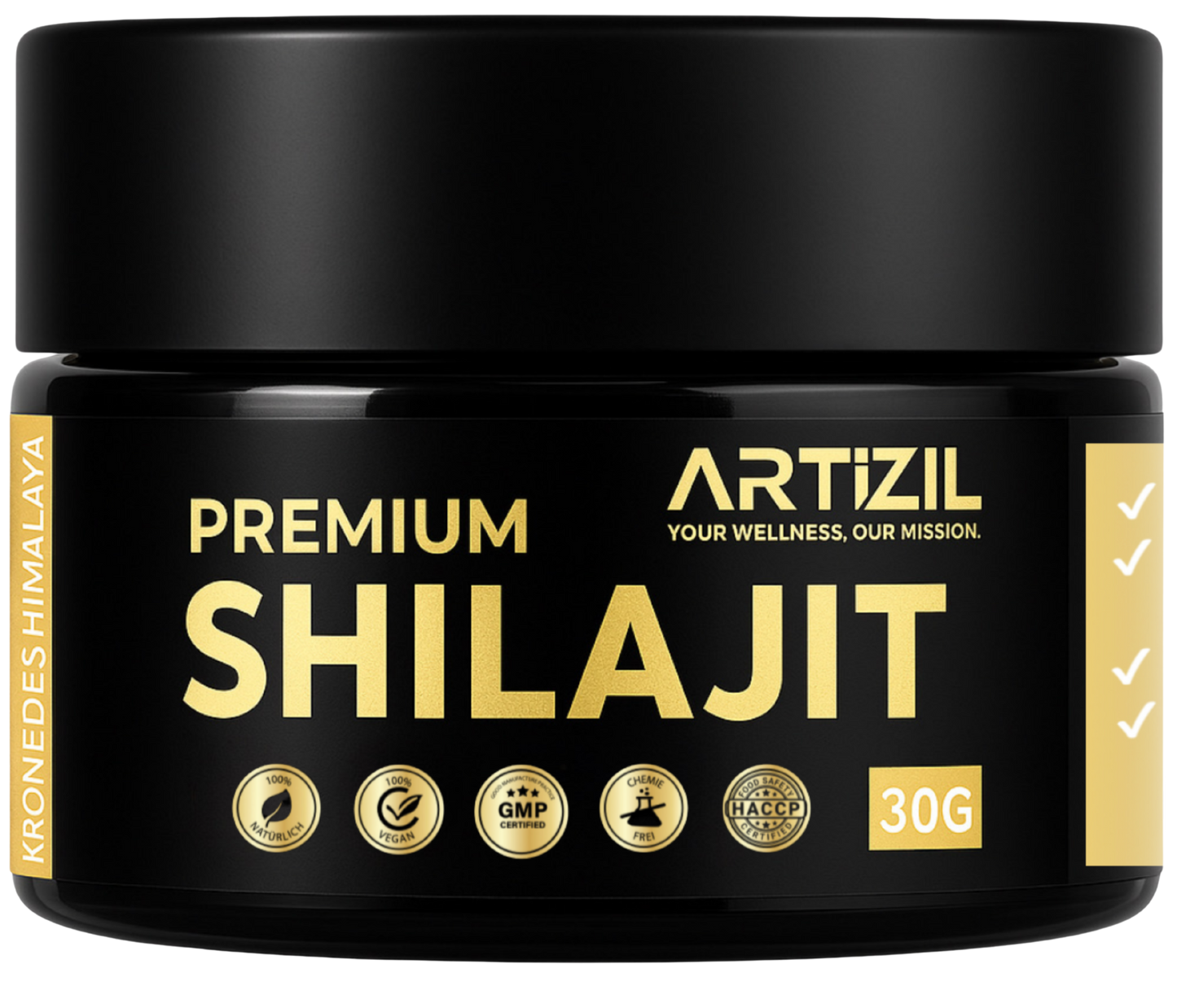 Artizil Premium Shilajit + gratis Löffel